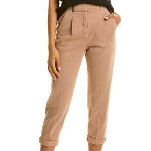 Peserico size 6. NWT. Cropped pleated pant.